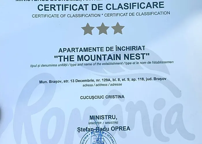 The Mountain Nest Appartement Braşov